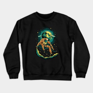 Skater Astronaut Crewneck Sweatshirt